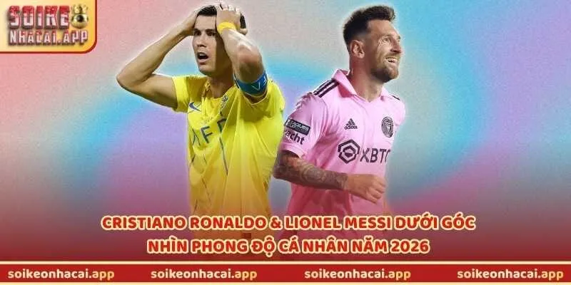 Cristiano Ronaldo & Lionel Messi dưới góc nhìn phong độ cá nhân năm 2026